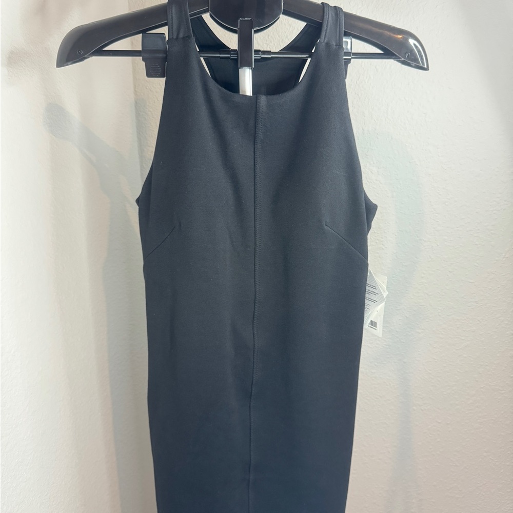 Athleta Black Halter Whirlwind Tank Dress Small NWT (#218)
